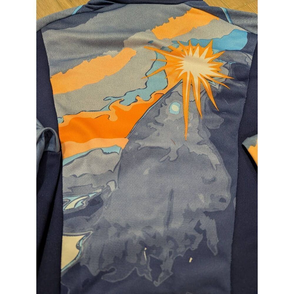 Pearl Izumi Long Sleeve Cycling Jersey Mens Medium Vintage RARE Graphic Snow Sun - Picture 12 of 14